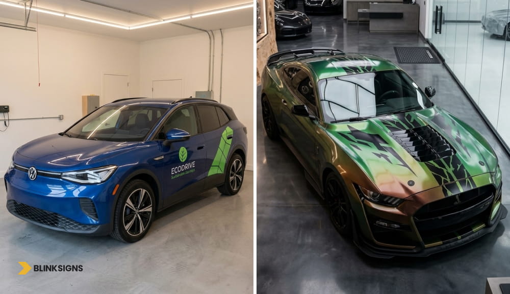 Commercial Vehicle Wraps vs. Color-Change Wraps