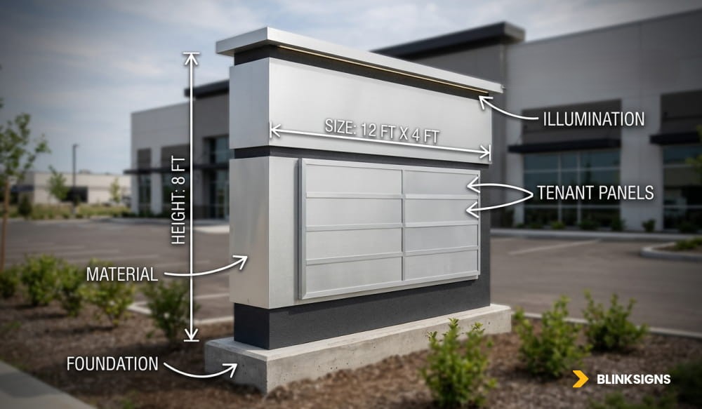 Monument Sign Cost: Materials, Size, and Installation Breakdown 3 Factors affecting monument sign costs