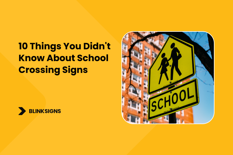 10 Things You Didn't Know About School Crossing Signs