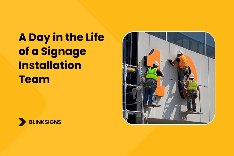 A Day in the Life of a Signage Installation Team