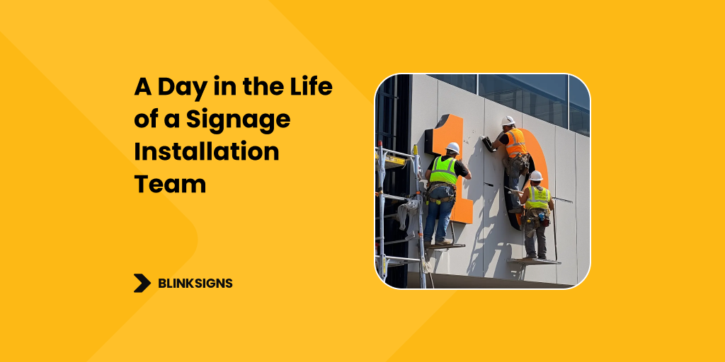 A Day in the Life of a Signage Installation Team