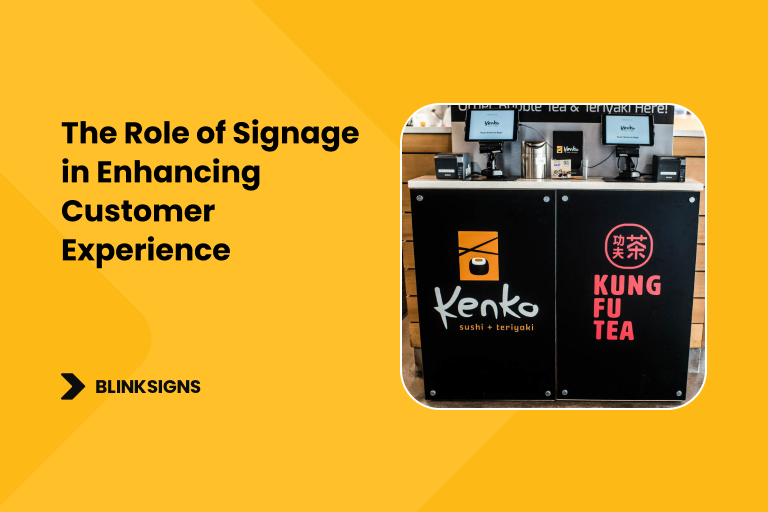 The Role of Signage in Enhancing Customer Experience