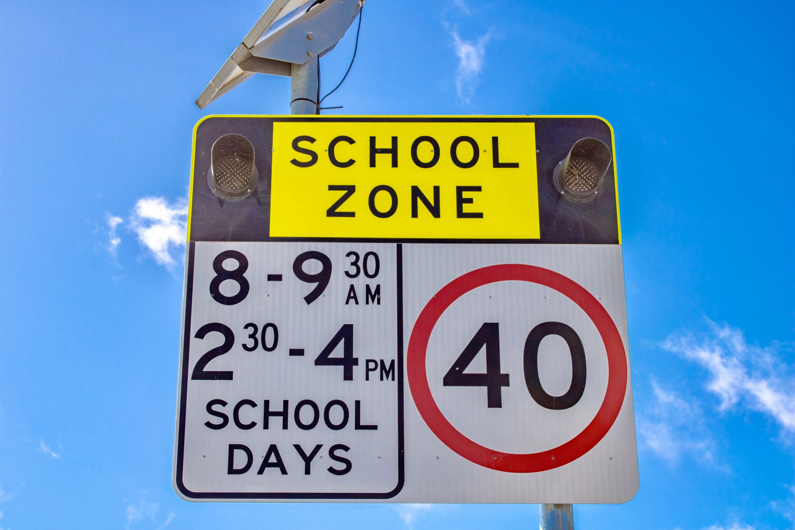 School Zone sign