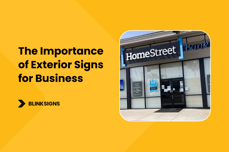 The Importance of Exterior Signs for Business