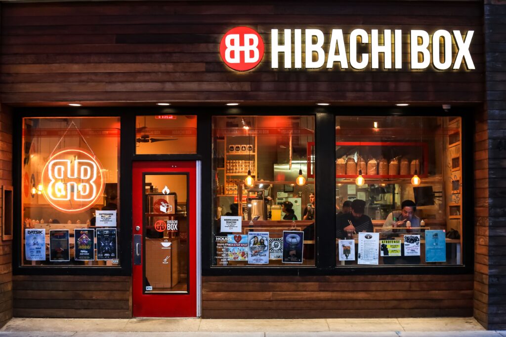 Hibachi signage