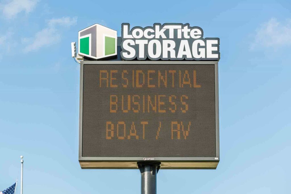 locktite Storage EMC signage