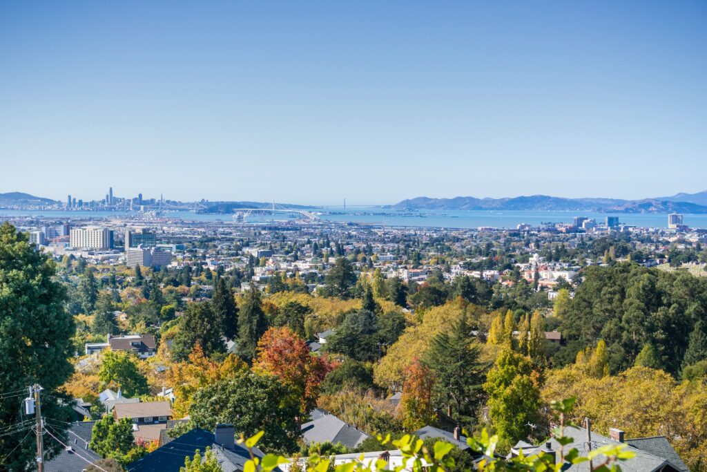 residential area in oakland