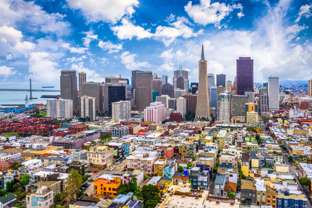 san francisco california usa skyline