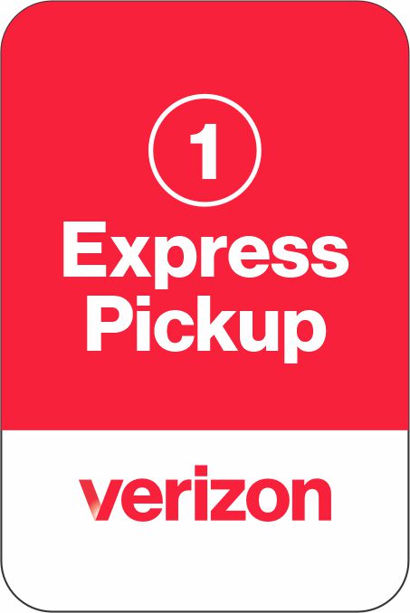 Express Pickup 1 Verizon Parking Sign