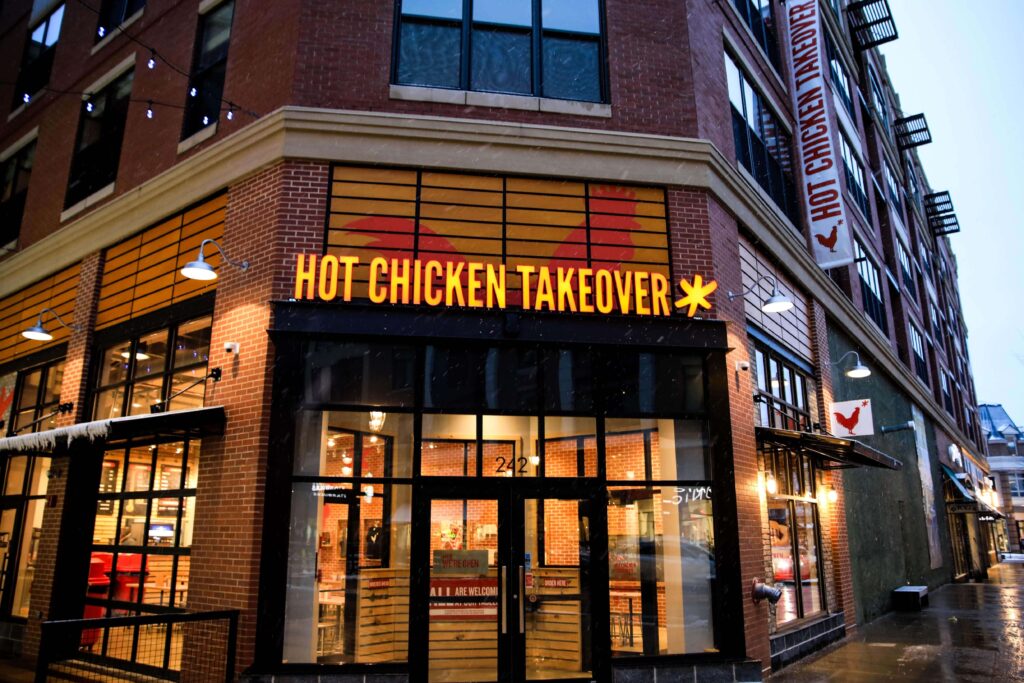 Hot Chicken Takeover Signage