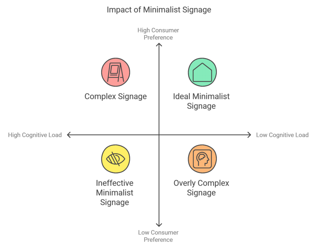 Impact of Minimalist Signage