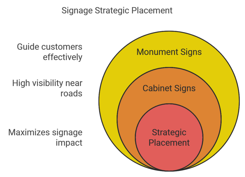 Signage Strategic Placements