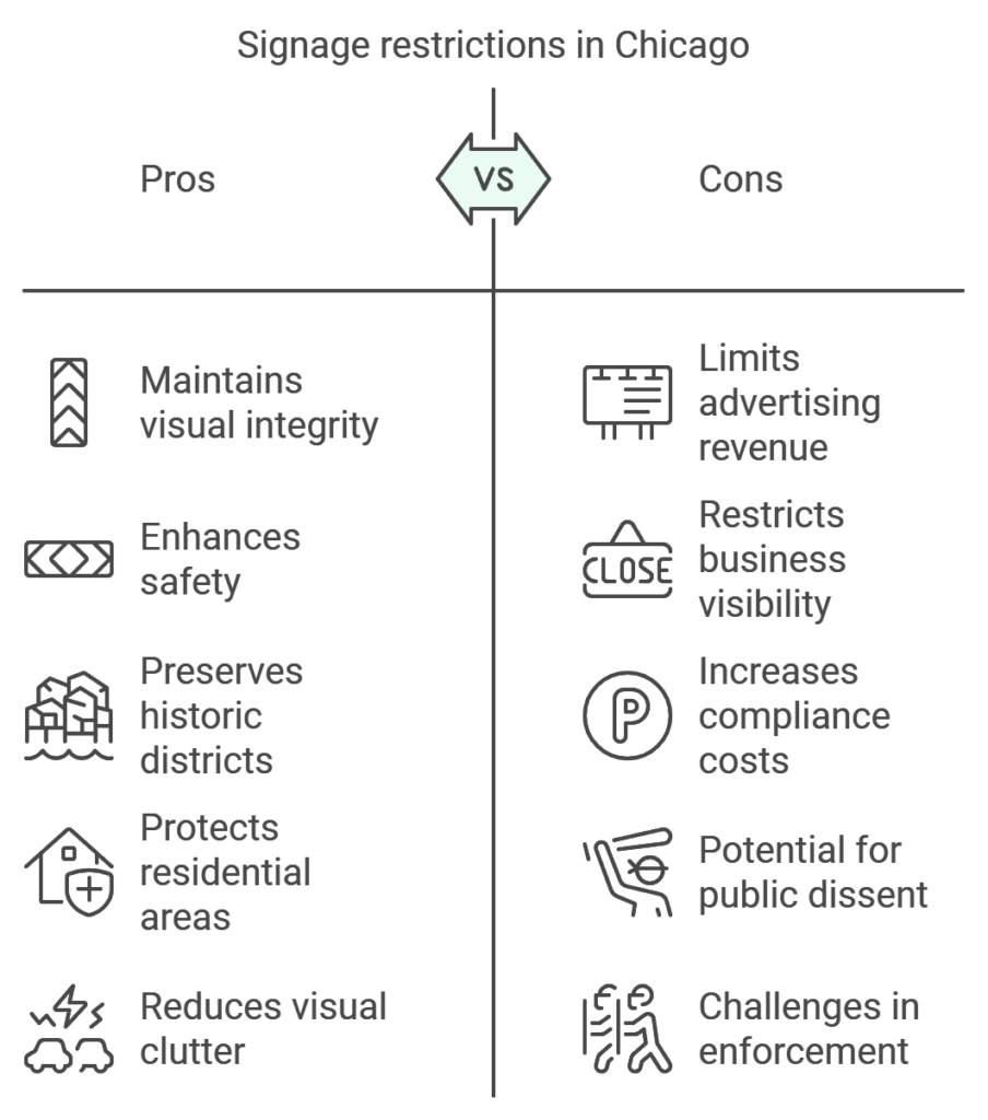 Signage restrictions in Chicago