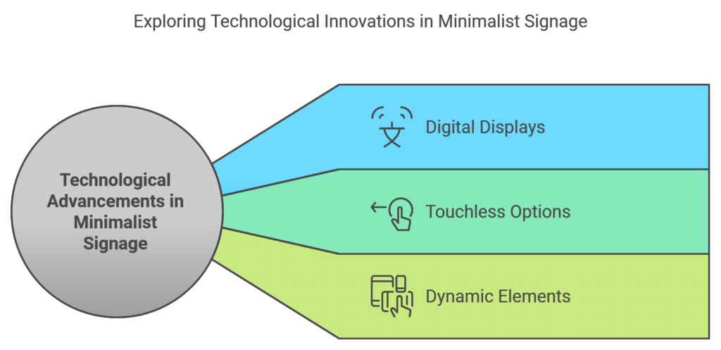 Technological Advancements in Minimalist Signage