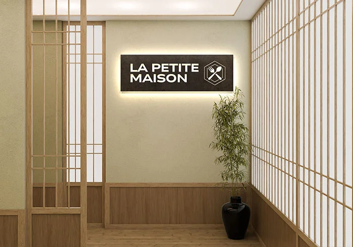 Backlit Lobby Signs application