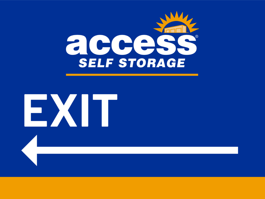 Exit Left Arrow - AP - 18x24