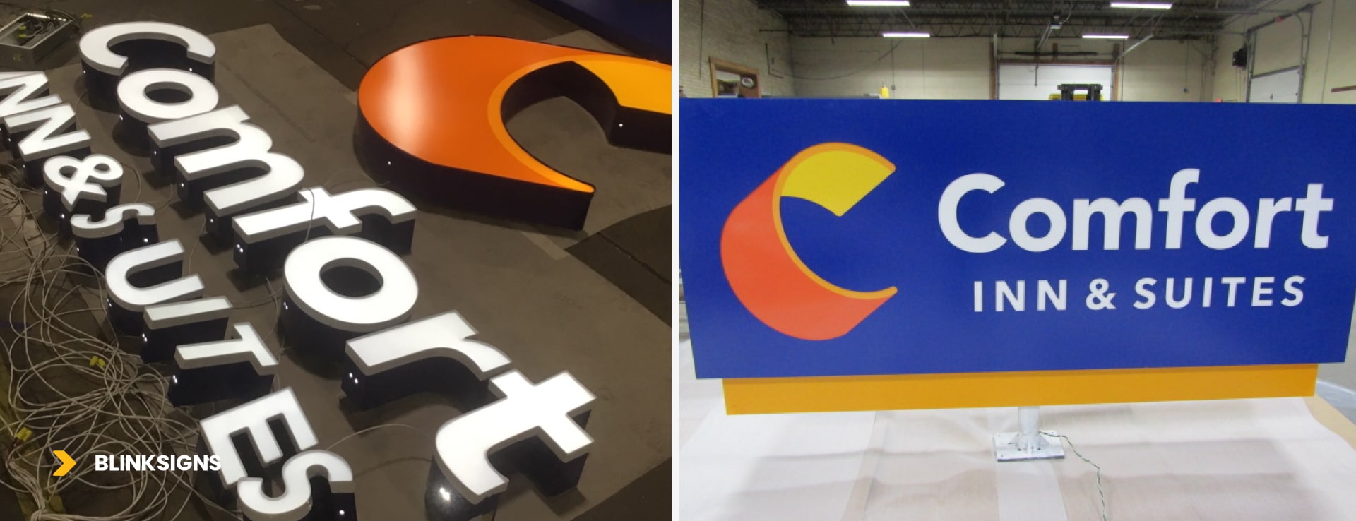 Comfort Inn & Suites_Production by BlinkSigns