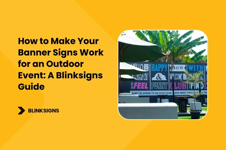 How to Make Your Banner Signs Work for an Outdoor Event - Featured Image