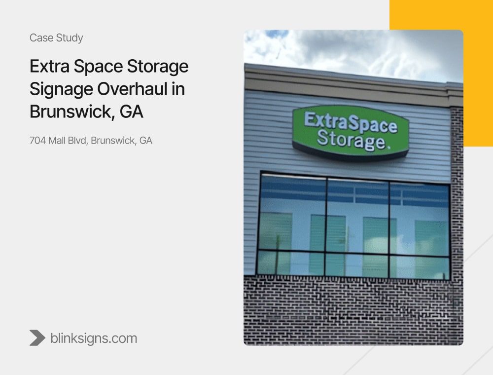 Featured Image: Extra Space Storage Signage Overhaul in Brunswick, GA