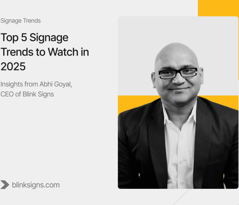 Top 5 Signage Trends to Watch in 2026