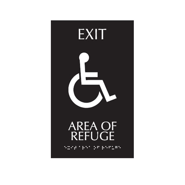 Area of Refuge Exit Signs