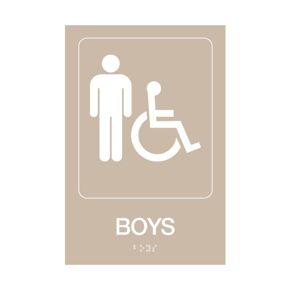 Boys Restroom Signs