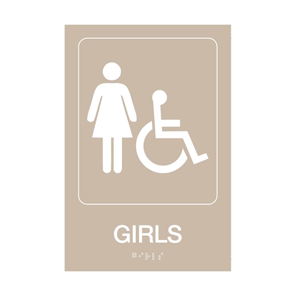 Girls Restroom Signs