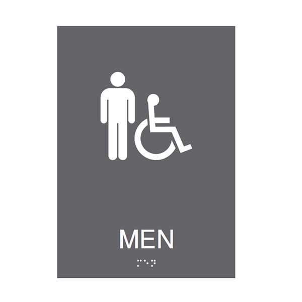 Men Restroom Sign