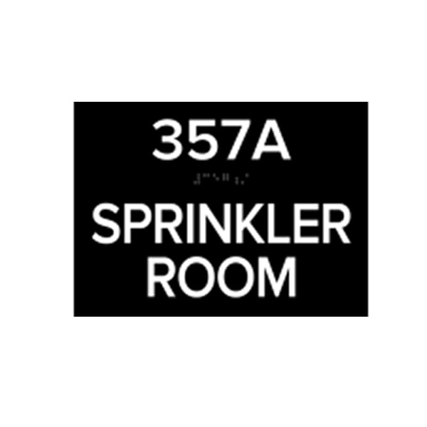 Sprinkler Room Signs