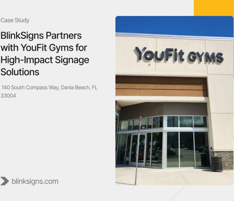 Elevating YouFit Gyms with Stunning Signage | BlinkSigns