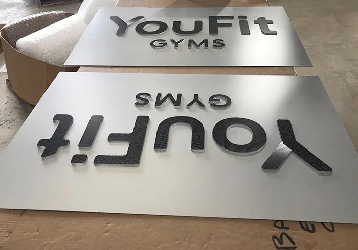 YouFit Gyms Signage fabrication