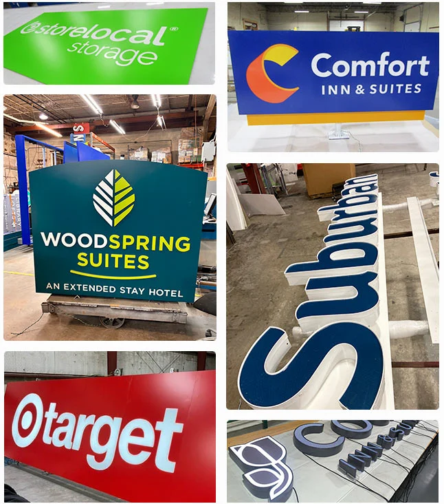 custom signage fabrication college