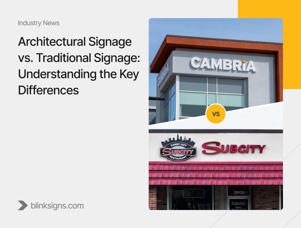 Architectural Signage vs Traditional Signage_ Understanding the Key Differences