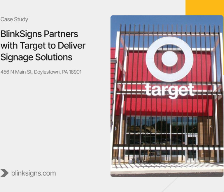 BlinkSigns Partners with Target to Deliver Signage Solution