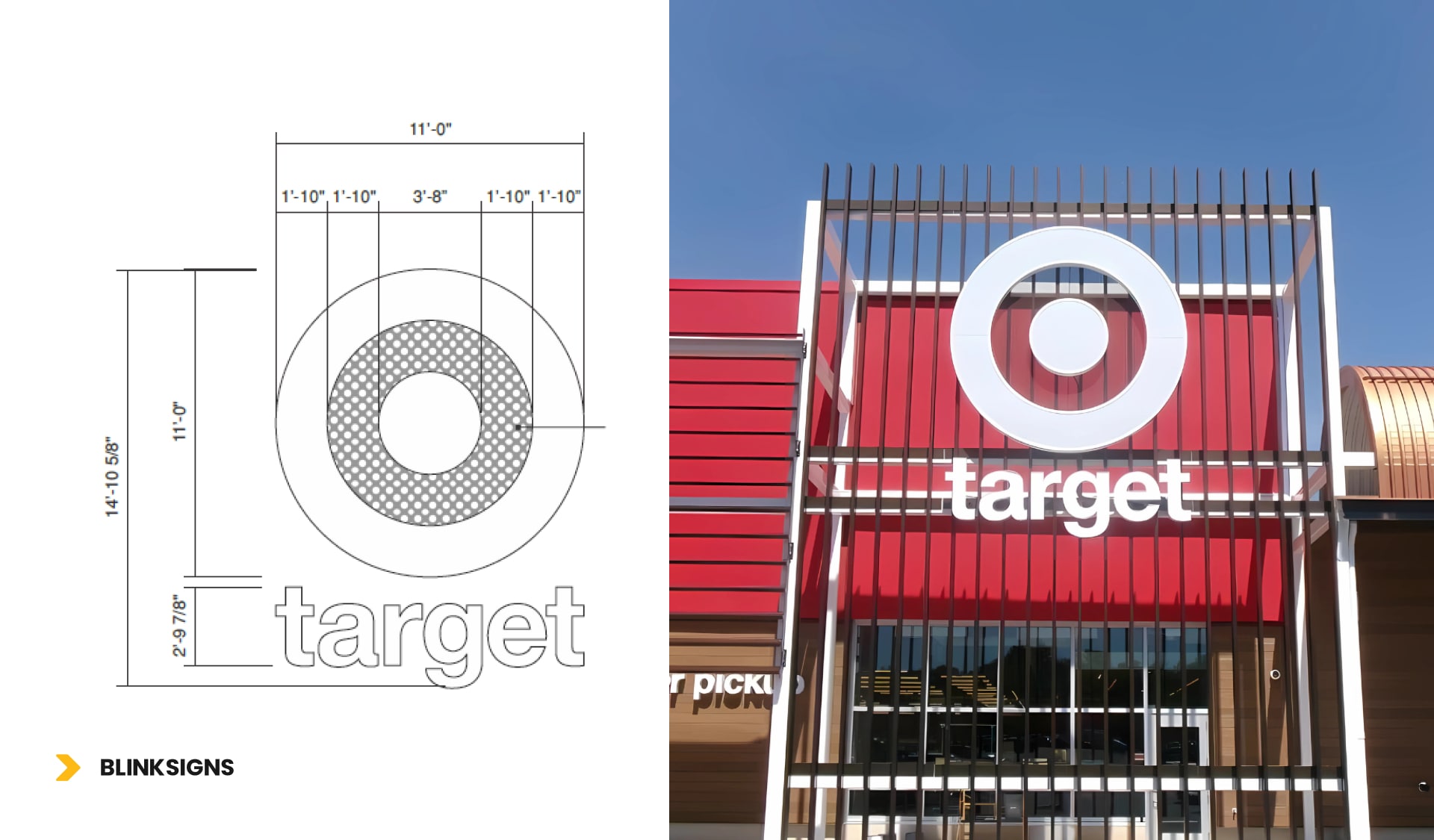 Front-Lit Channel Letters-Target by BlinkSigns