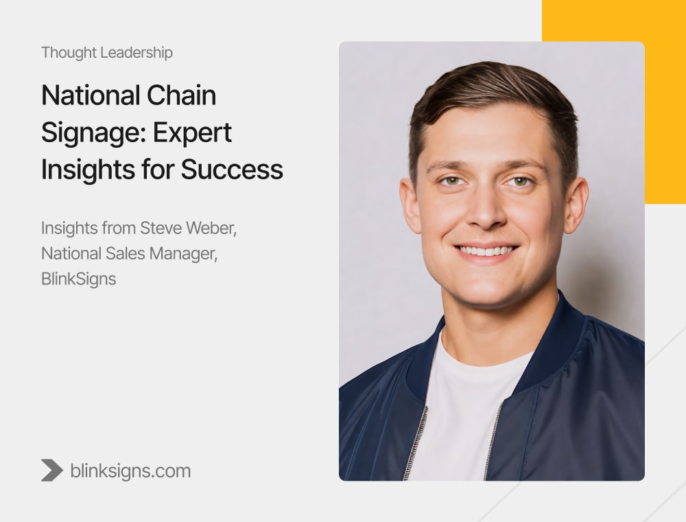 National Chains Signage: Expert Insights for Success