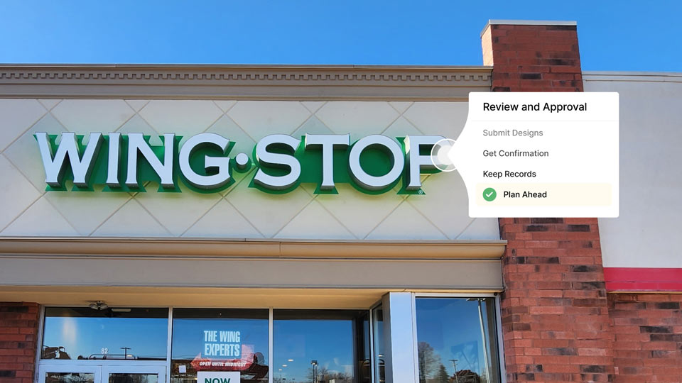 WingStop Signage Review-and-Approval