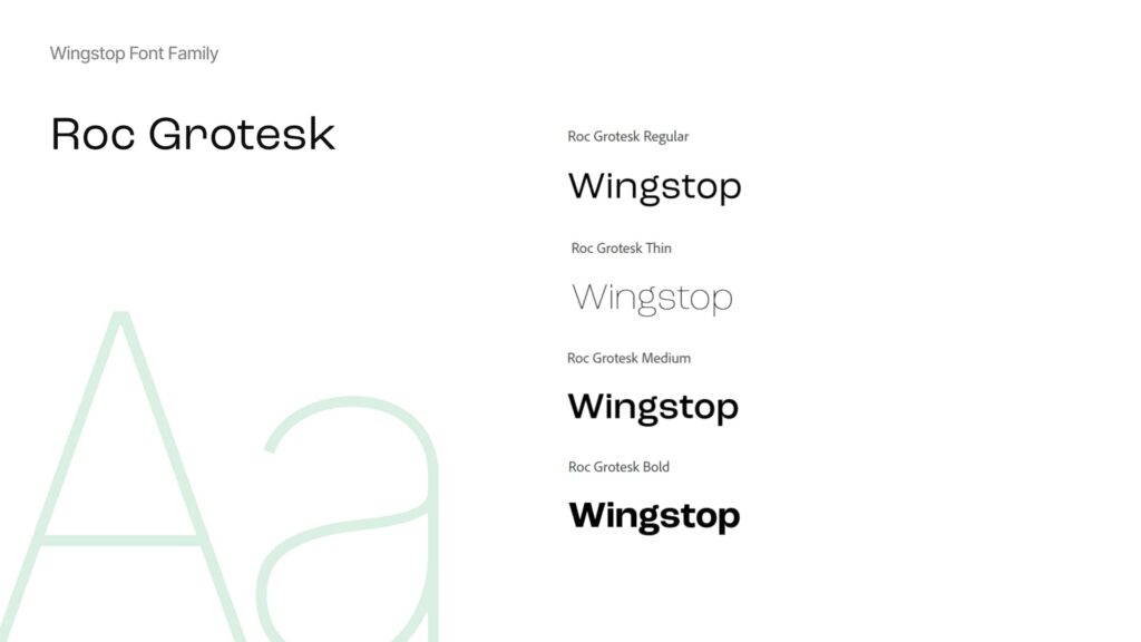 Wingstop Font Family