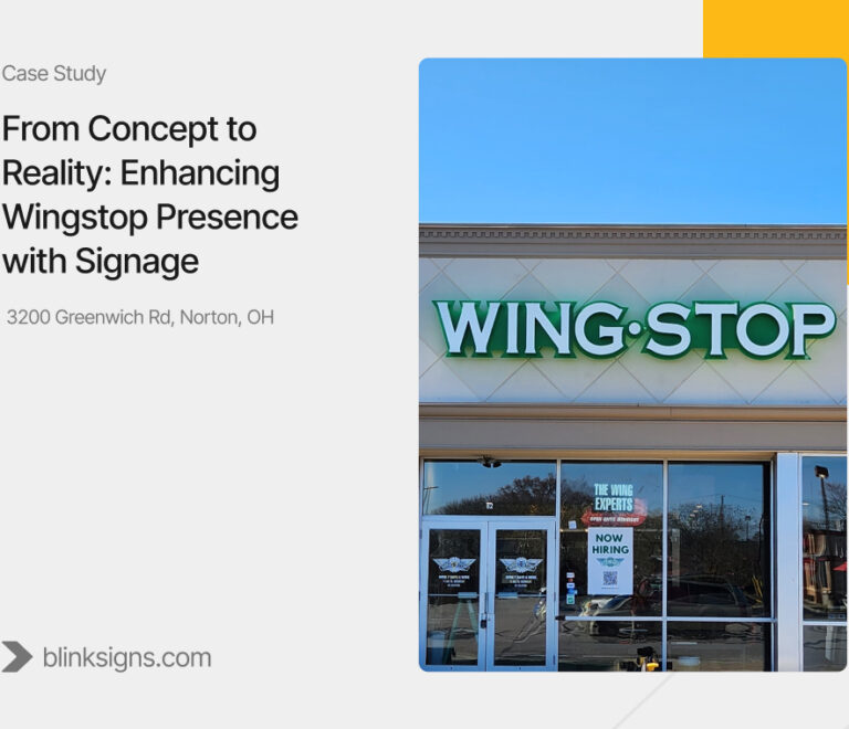 WingStop's Stunning Signage Transformation by BlinkSigns