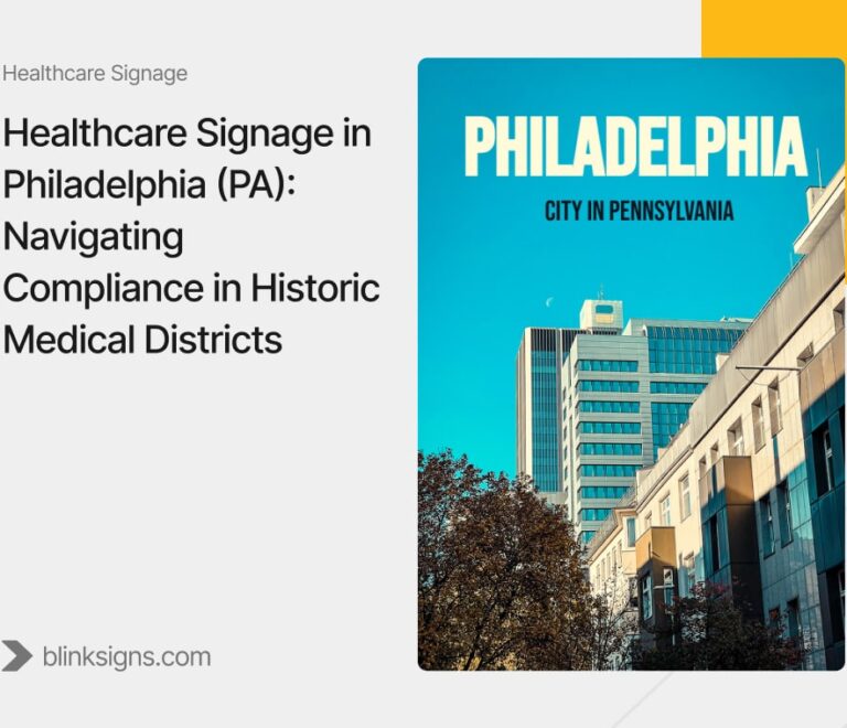 Healthcare Signage in Philadelphia (PA)_BlinkSigns