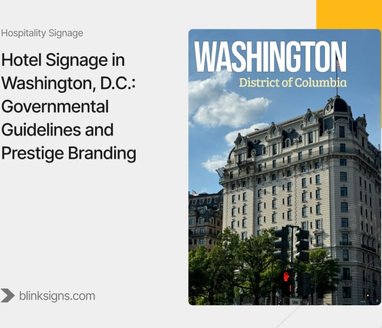 Hotel Signage in Washington, D.C.