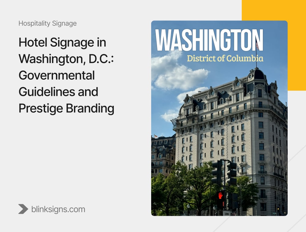 Hotel Signage in Washington, D.C.