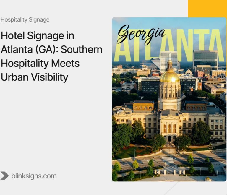 Hotel Signage in Atlanta (GA): Southern Hospitality Meets Urban Visibility