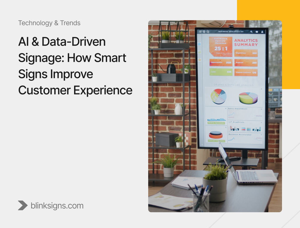 AI-Powered Signage: Smarter Customer Experience