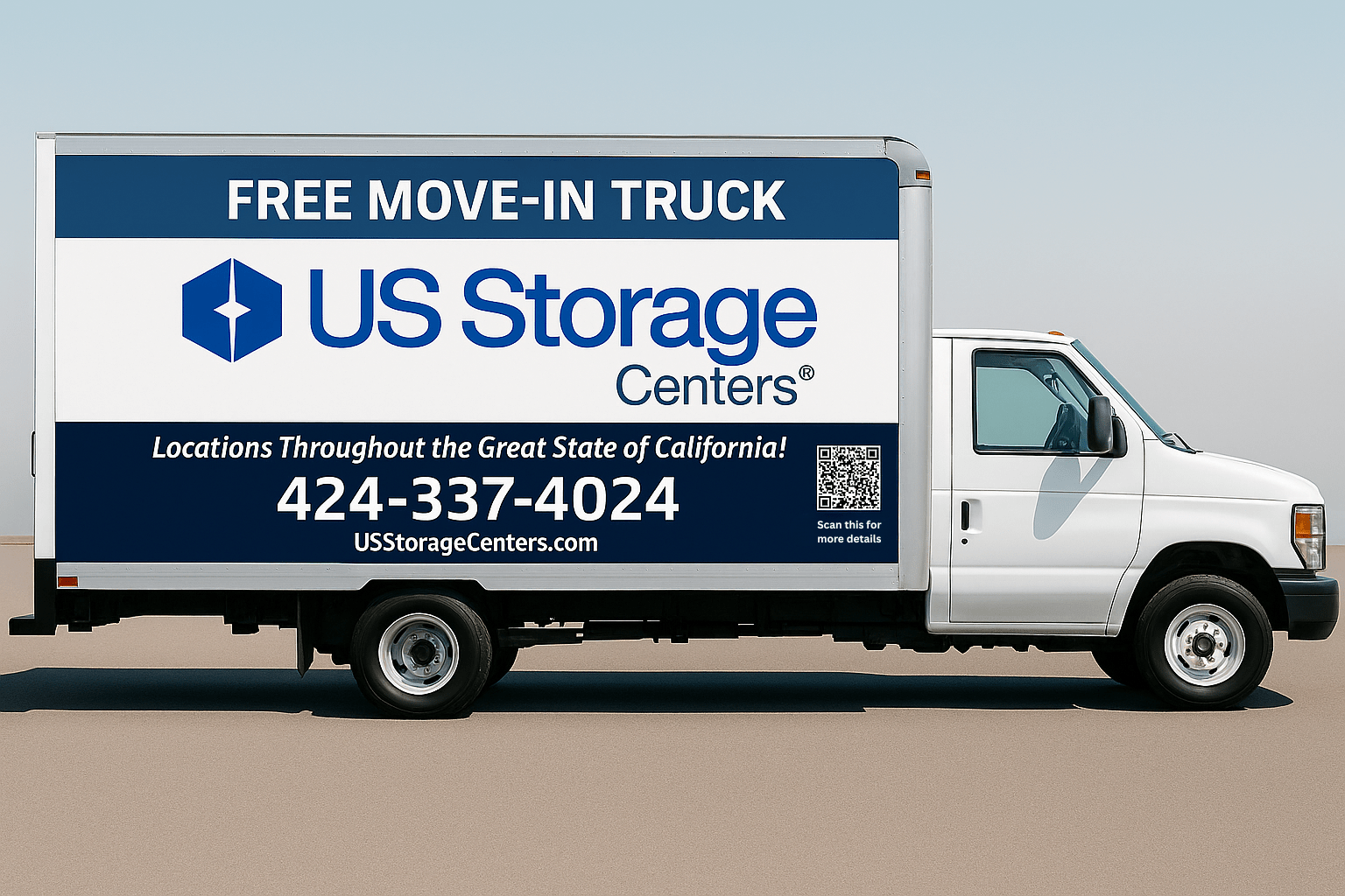 Vehicle wraps on US Storage truck by blinksigns