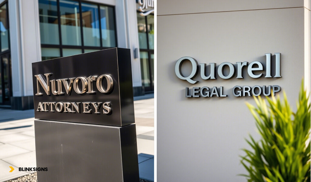 Exterior Signage That Reflects Professionalism of law firms