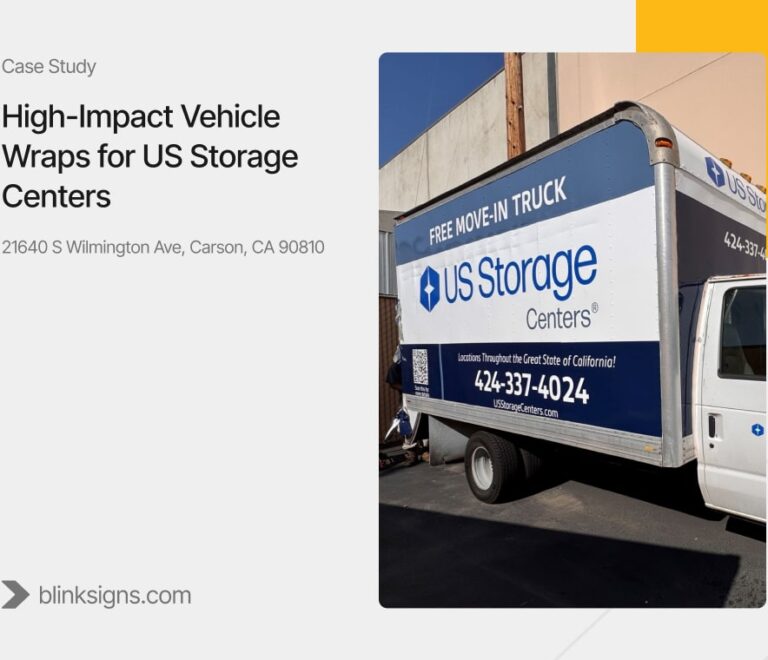High Impact Vehicle Wraps for US Storage Centers