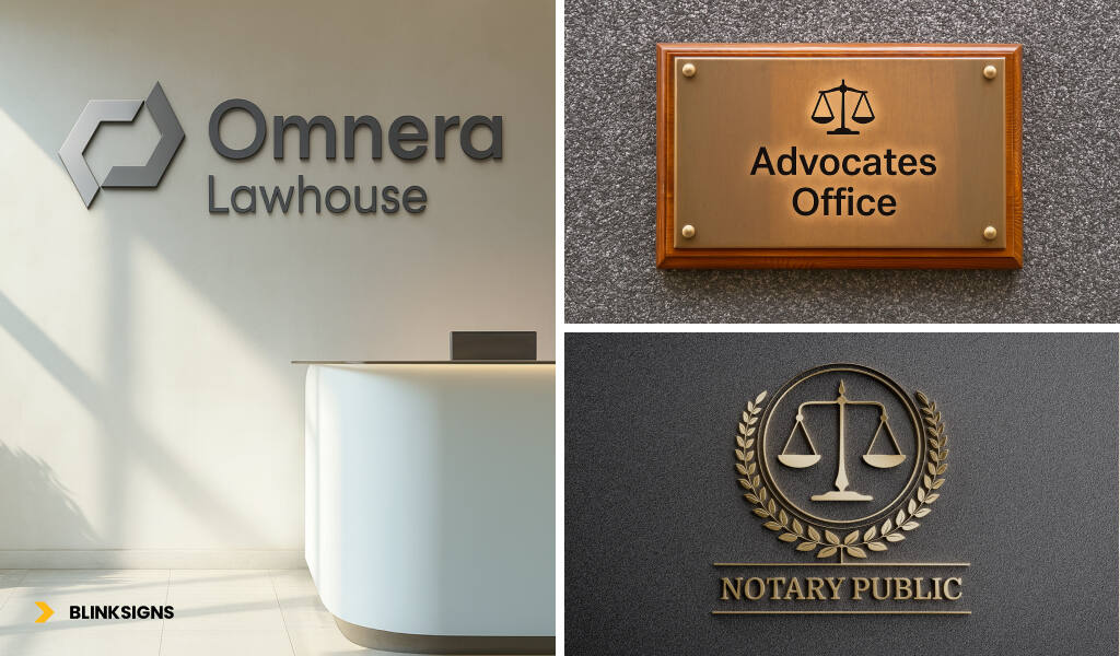 Interior Signage for law firms