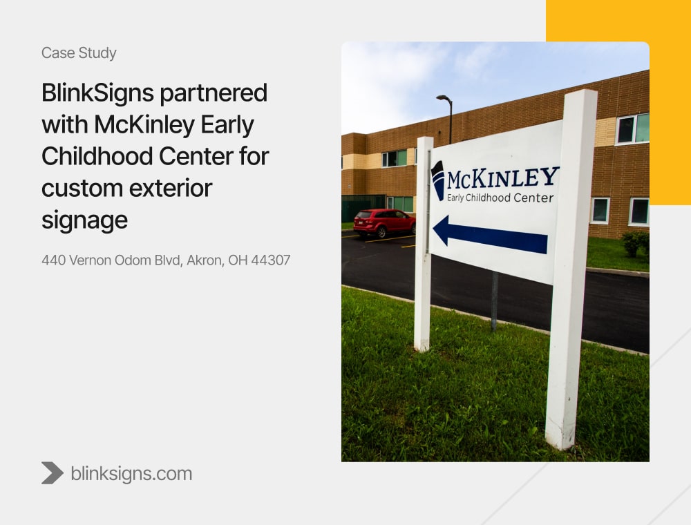McKinley Early Childhood Center Signage Case Study
