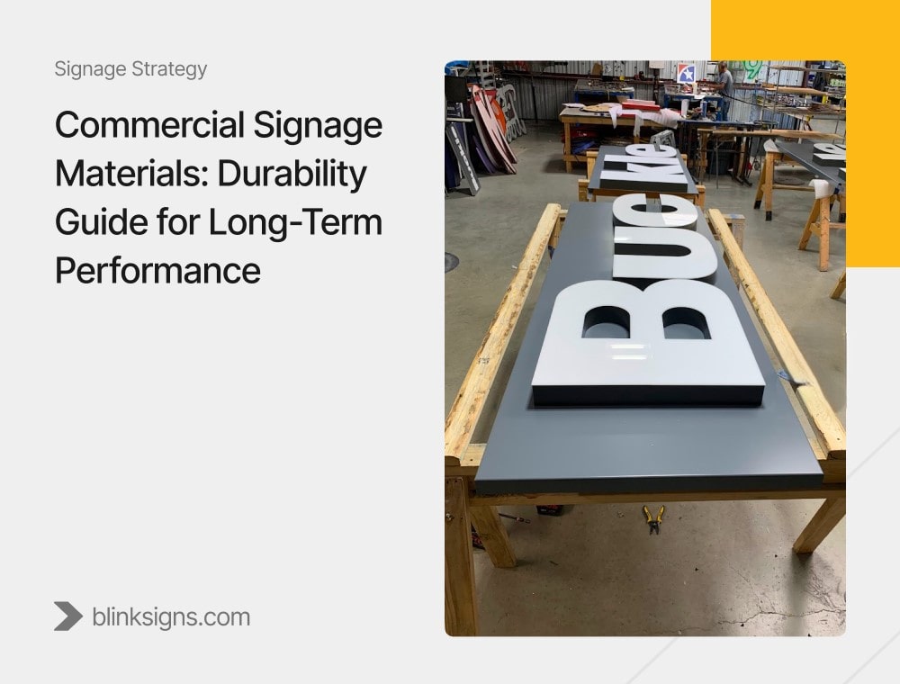 Commercial Signage Materials_ Durability Guide for Long-Term Performancen